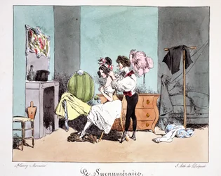Le surnuméraire, vers 1828